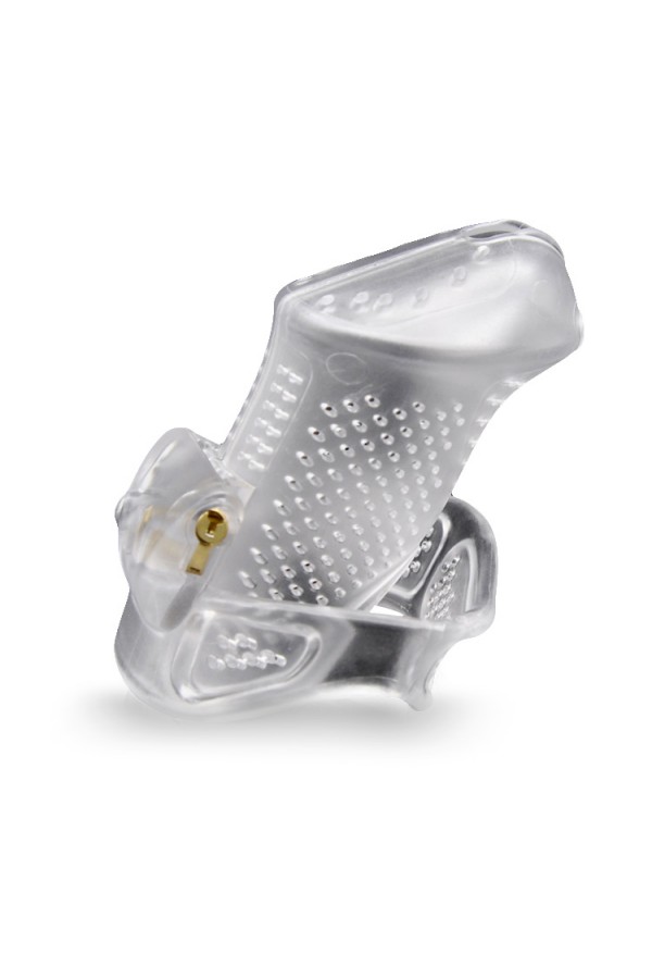 Brutus Airmesh Chastity Cage Clear Gay Fetish BDSM Black Dream