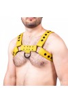 Harnessek / The Red Bulldog bőr harness - sárga