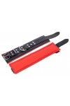 Ankle restraints / The Red Padded Leather Ankle Cuffs