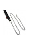 Accessories / The Red Leather leash with handle 1m