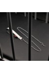 Accessories / The Red Leather leash with handle 1m