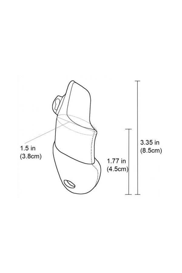 Erényövek / CockLock Süllyesztett zárású színes férfi erényöv