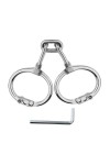 Csukló bilincsek / KINKgear Fém csuklóbilincs