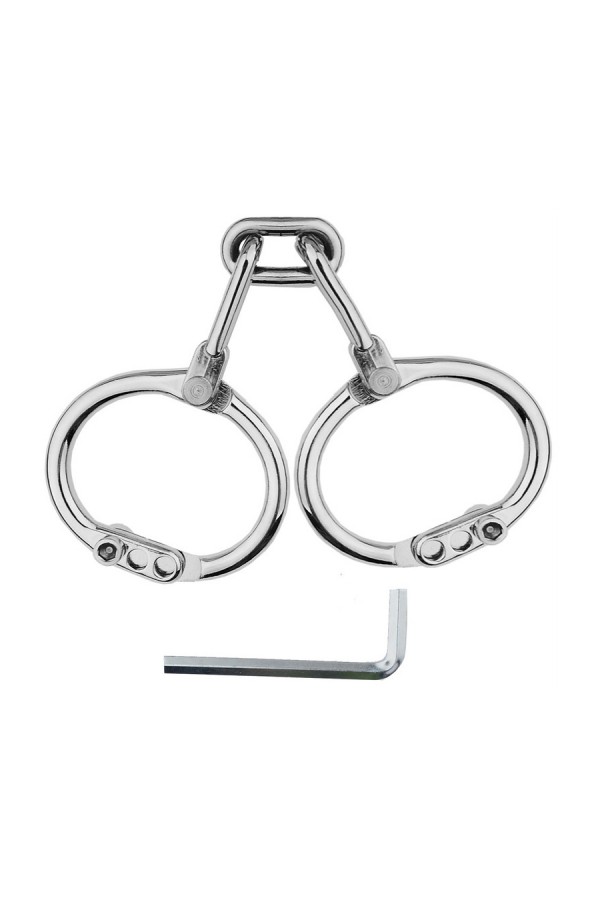 Csukló bilincsek / KINKgear Fém csuklóbilincs