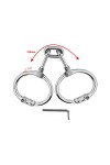 Csukló bilincsek / KINKgear Fém csuklóbilincs