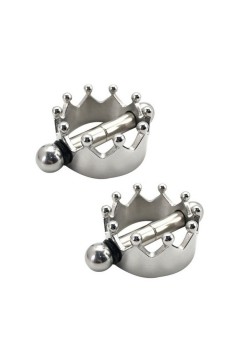 Kemény játék / KINKgear Korona mágneses mellcsipesz