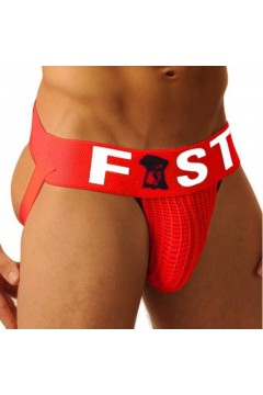 Jocks and Underwear / FIST Jockstrap Fist Logo Red