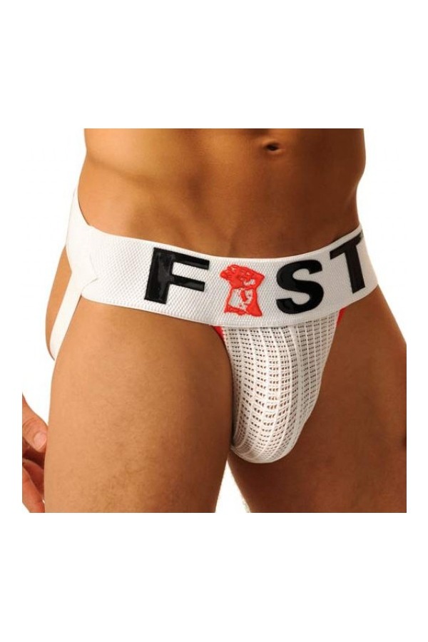 Jocks and Underwear / FIST Fist Logo Jock - White