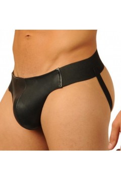 Alsók és jockstrap -ek / FIST Bőr jockstrap - fekete