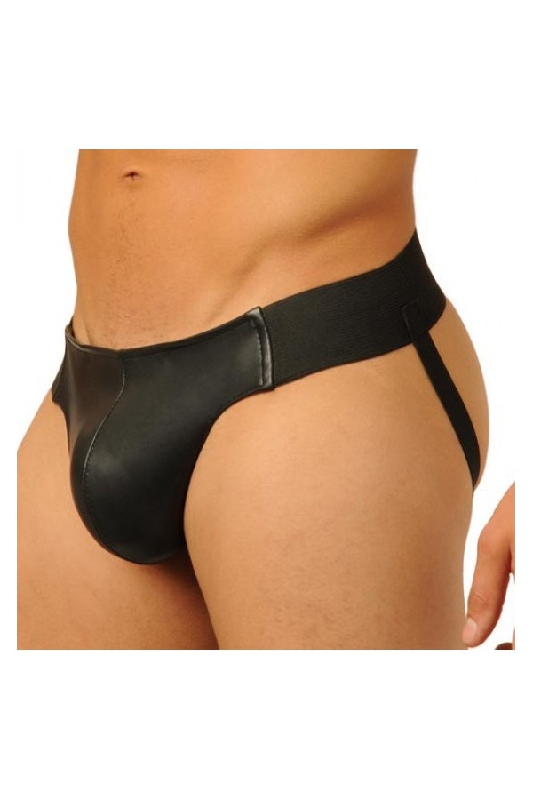 Alsók és jockstrap -ek / FIST Bőr jockstrap - fekete