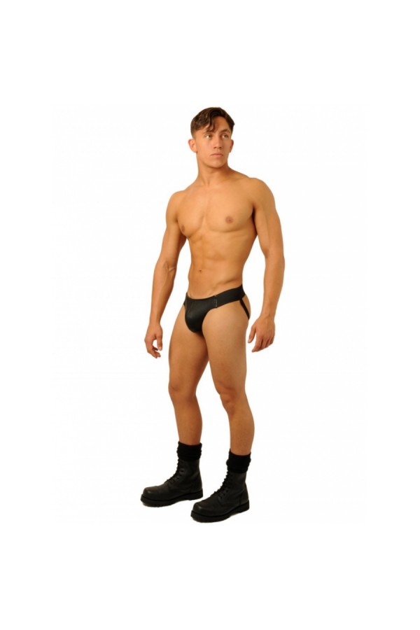Alsók és jockstrap -ek / FIST Bőr jockstrap - fekete
