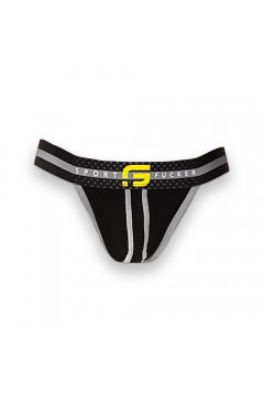 Jocks and Underwear / Sport Fucker Jersey Jock Black Black