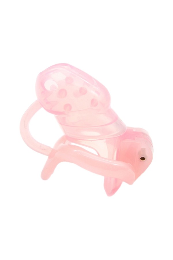 Chastity / CockLock Chastity cage with Barby pins 9 x 3.1cm Pink