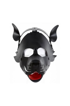 Maszkok / Kinky Puppy Pup kutya maszk - fekete