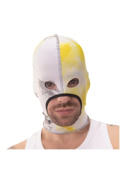 Maszkok / Barcode Berlin Kiro balaclava maszk fehér - fekete - sárga