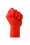 Fist dildók / MK Toys Kéz ökölben tapadókoronggal - piros