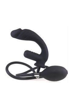 Felfújható játékok, Vibrátorok / InflateGear Infladick felfújható vibráló buttplug - szelepes