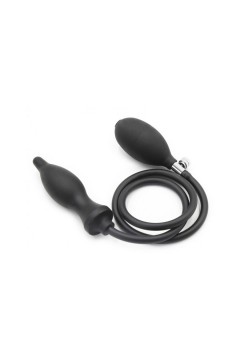 Inflatable Toys / InflateGear Dark Inflator Silicone Inflatable Anal Plug