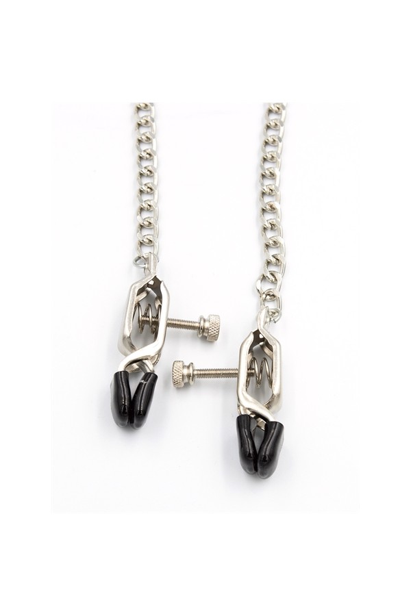 Mell csipeszek / Mister B Battery beállítható mellcsipesz lánccal