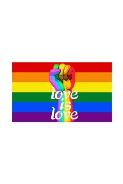 Zászlók / Generic Rainbow Love is Love zászló