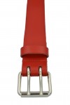 Belts / Mister B Leather Belt 5 cm Double Thorn Red