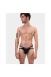 Jocks and Underwear / Barcode Berlin Proud Boy Rib Jock Black