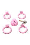 Chastity / CockLock Sissy Chastity Cage Pink 4 x 3.7cm