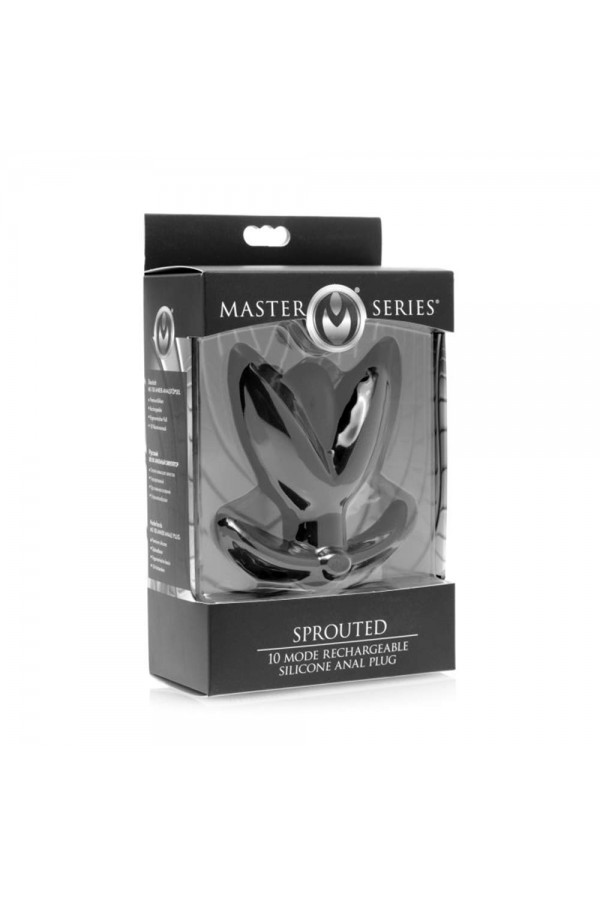 Butt Plugs / Master Series Sprouted 10 Speed Silicone Vibrating Anchor Anal Plug