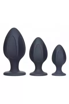 Master Series Fenék tréning készlet szilikonból – Butt plugok