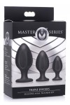 Butt plugok / Master Series Fenék tréning készlet szilikonból