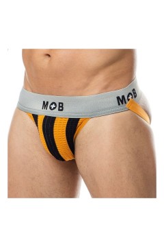 Alsók és jockstrap -ek / MOB Eroticwear Klasszikus jockstrap fekete-narancs