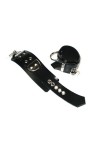 Ankle restraints / BlackStyle Rubber foot restraints, lockable