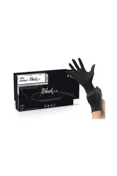 MaiMed Box of 100 black surgical gloves – Disposable Tools
