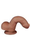 Dildos / Love Toy Sliding Skin 7 Dildo Brown
