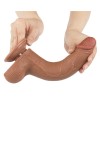Dildók / Love Toy Sliding Skin 8.5 dildó barna