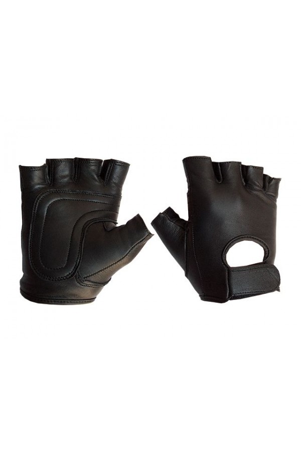 Caps and Gloves / Mister B Leather fingerless gloves