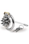 Chastity / CockLock Cage with Chastipik Spikes and Rod