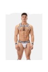 Jocks and Underwear / Barcode Berlin Jockstrap Top - White-Black