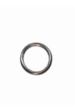 Farok-makk gyűrűk / Mister B Rozsdamentes kerek farokgyűrű, 6 mm