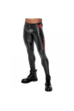 Trousers and chaps / NEK ORMETO Pants Black-Red