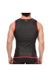 T-shirts and tank-tops / Barcode Berlin Robin Sleeveless Jacket Black-Red