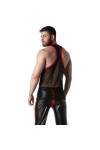 T-shirts and tank-tops / LEADER Mesh Tank Top Black-Red
