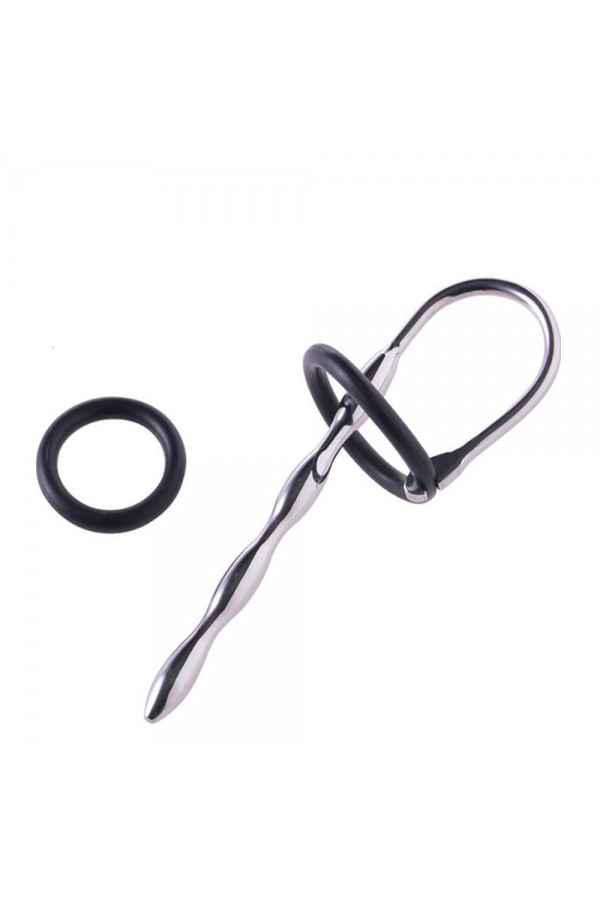 Black Label Urethral Stretcher w. Silicone Rings - Groovy – Catheters