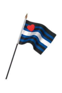 Zászlók / Mister B Leatherpride zászló pálcán kicsi