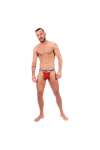 Alsók és jockstrap -ek / Push Prémium Mesh jockstrap - piros/fehér