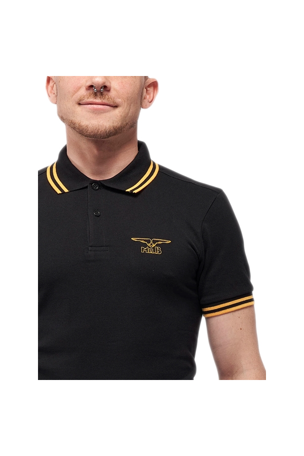 T-shirts and tank-tops / Mister B Polo Black Yellow
