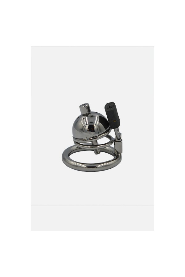 Chastity / Generic Steel Mini Chastity Cage with Plug