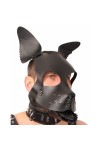 Hoods / The Red Bőr puppy maszk nyelv és fül készlettel- fekete
