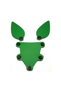 Accessories / The Red Puppy Set Red Leather Ears and Tongue