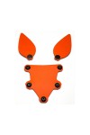 Accessories / The Red Puppy Set Red Leather Ears and Tongue